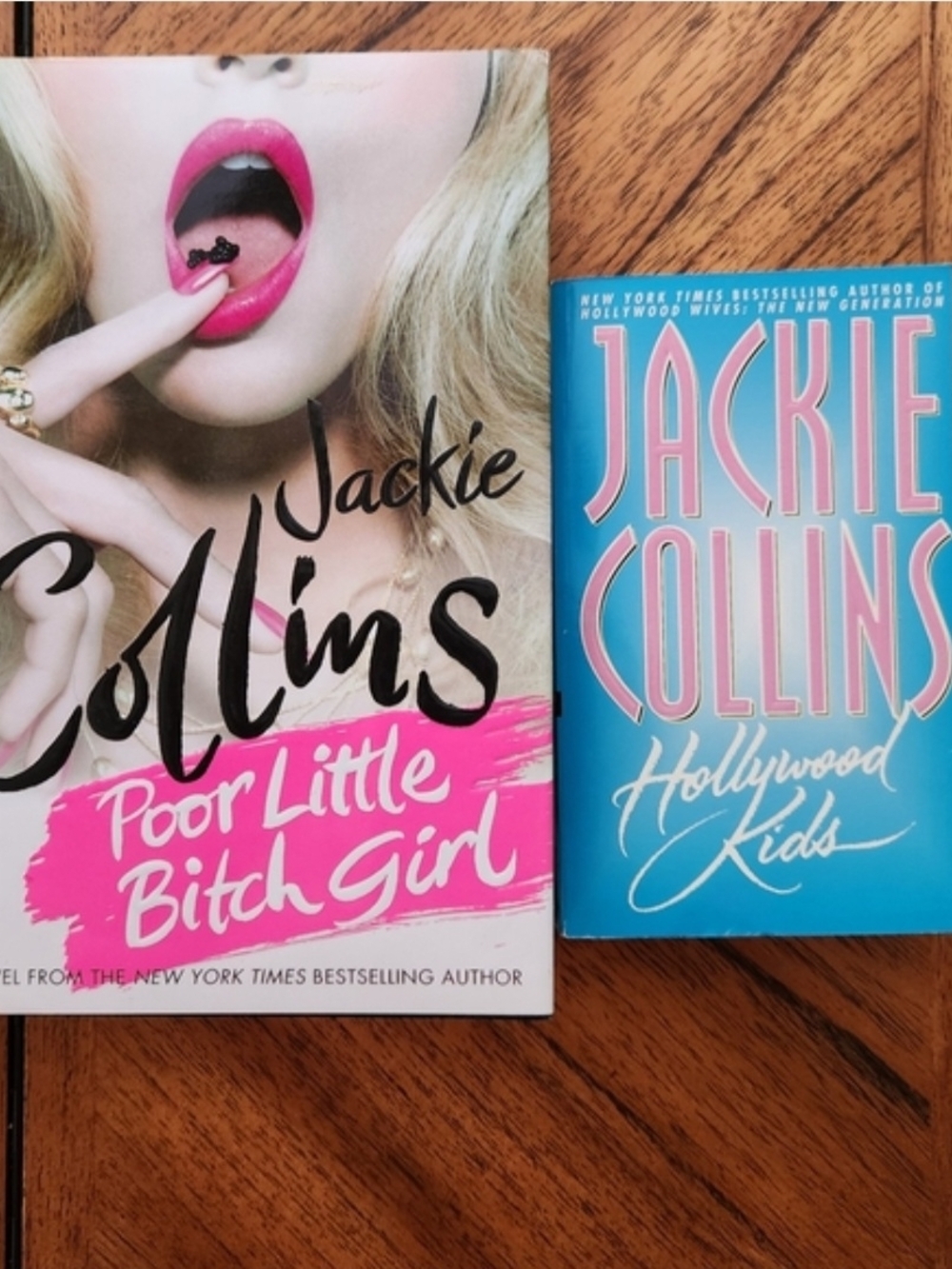 Jackie Collins Hardcover &  Paperback Book Set